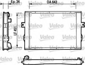 RADIATOR IVECO DAILY 90> 2.5 TD INT 90->95