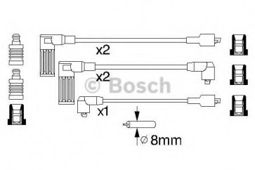 IGNITION CABLES FIAT UNO 1.4/1.5