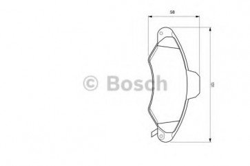 BRAKE PADS - FORD ESCORT