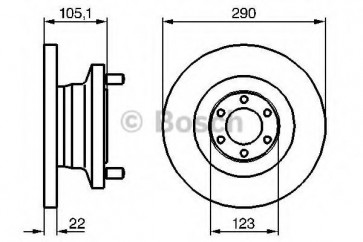 BRAKE DISC IVECO DAILY 00> FRONT L/R 35.8