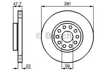 BRAKE DISC - FRONT L/R LANCIA K 2.0 20V P