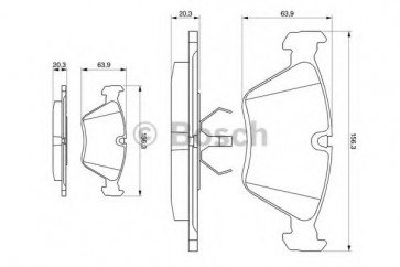 BRAKE PADS - FRONT BMW (E39) 5SE/520I/528I PRZÓD
