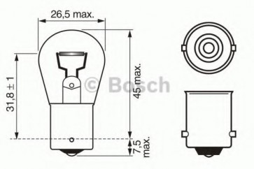 Bulb, indicator; Bulb, stop light; Bulb, rear fog light; Bulb, reverse light; Bulb, tail light; Bulb, interior light; Bulb, auxiliary stop light; Bulb, fog-/taillight