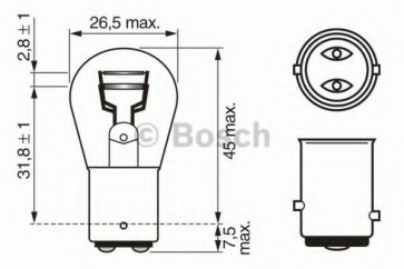 Bulb, indicator; Bulb, brake-/taillight; Bulb, stop light; Bulb, rear fog light; Bulb, reverse light; Bulb, tail light; Bulb, park-/position light; Bulb, outline lamp; Bulb, fog-/taillight