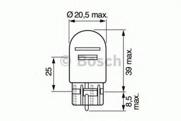 Bulb, indicator; Bulb, brake-/taillight; Bulb, tail light; Bulb, park-/position light; Bulb, outline lamp