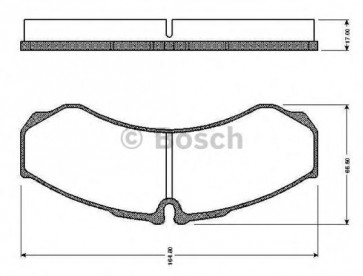 BRAKE PADS IVECO DAILY 00> FRONT WITHOUT SENSOR 29L / 35C / 35S / 40C / 50C