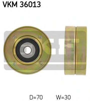 Deflection/Guide Pulley, v-ribbed belt