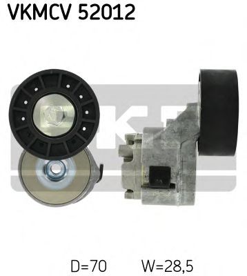 Tensioner Pulley, v-ribbed belt