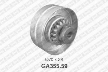 Tensioner Pulley, v-ribbed belt
