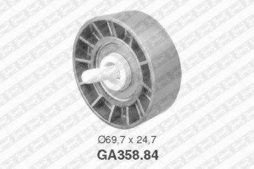 Tensioner Pulley, v-ribbed belt
