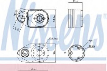 Oil Cooler, engine oil