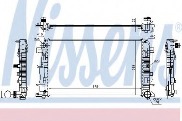 Radiator, engine cooling