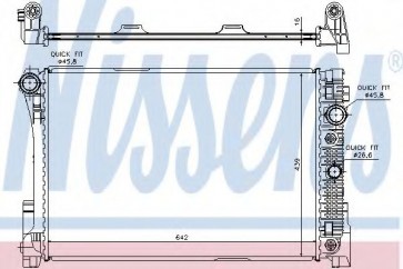 Radiator, engine cooling