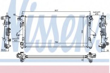 Radiator, engine cooling