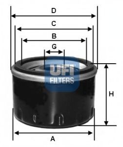 OIL FILTER FIAT UNO 1.4/1.6>94