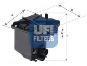 FUEL FILTER FIAT SCUDO 07> SET 1.6HDI