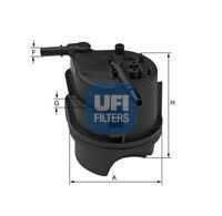 FUEL FILTER CITROEN NEMO 07> 1.4HDI 8V BEZ PODG.