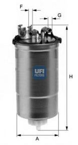 FUEL FILTER VW POLO 1.9TDI 03>