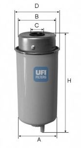 FUEL FILTER FORD TRANSIT 06> 2.2/2.4 TDCI