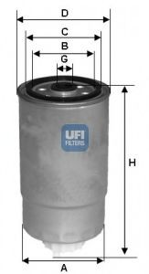 FUEL FILTER ALFA 147 /156 00> 1.9JTD 16V