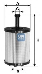 OIL FILTER AUDI A4 CARTRIDGE 2.0 TDI 11>/A5 2.0 TDI 09>/Q5 2.0 TDI 12>