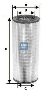 AIR FILTER CITROEN BERLINGO 96> 1.8D/1.9D
