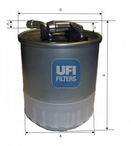 FUEL FILTER MERCEDES SPRINTER 06> 519 CDI