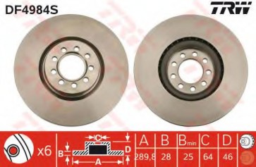 BRAKE DISC IVECO DAILY 06> FRONT L/R