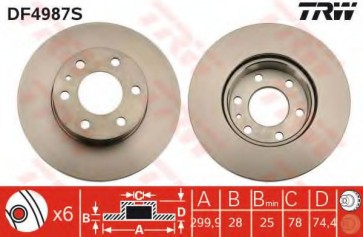 BRAKE DISC IVECO DAILY 06> FRONT L/R