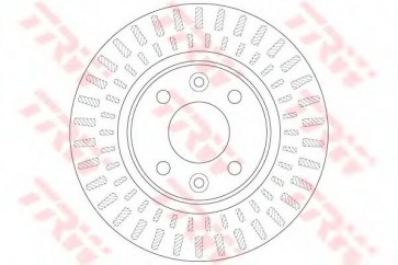 BRAKE DISC RENAULT CLIO FRONT L/R