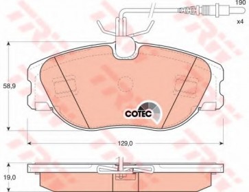 Brake Pad Set, disc brake
