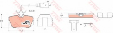 Brake Pad Set, disc brake