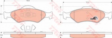 Brake Pad Set, disc brake
