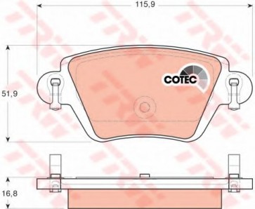 Brake Pad Set, disc brake