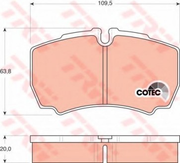 BRAKE PADS IVECO DAILY 06> REAR