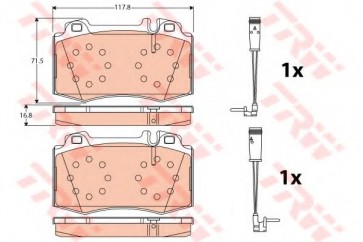 Brake Pad Set, disc brake