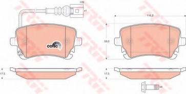 BRAKE PADS VW TRANSPORTER REAR