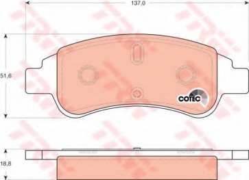 BRAKE PADS CITROEN BERLINGO 08> FRONT