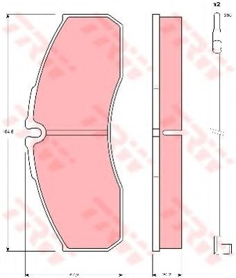BRAKE PADS IVECO DAILY 00> FRONT