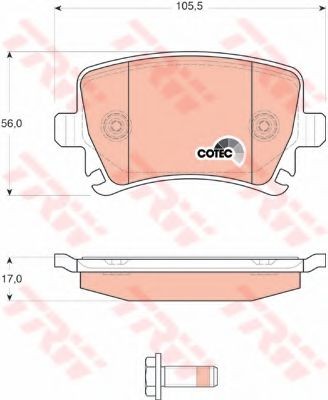 BRAKE PADS AUDI A4 REAR