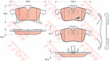 BRAKE PADS OPEL ASTRA FRONT