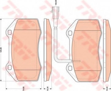 BRAKE PADS FIAT PUNTO GRANDE 05> FRONT