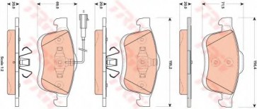 BRAKE PADS FIAT DUCATO 90> FRONT