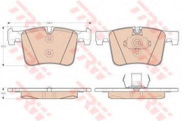 BRAKE PADS BMW 3 F30/F35/F80 FRONT