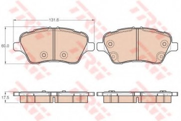 BRAKE PADS FORD TOURNEO 06> FRONT