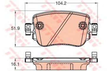 Brake Pad Set, disc brake