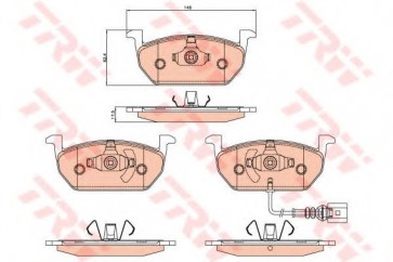 BRAKE PADS VW GOLF FRONT