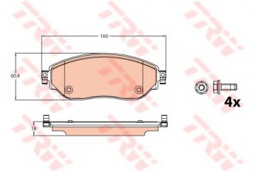 Brake Pad Set, disc brake
