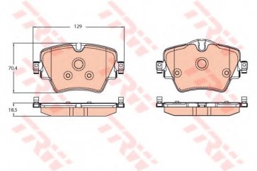 BRAKE PADS BMW 2 F45 FRONT