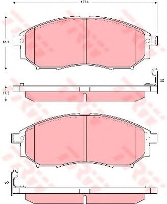 Brake Pad Set, disc brake